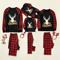 Christmas Family Pajamas Set Christmas Clothes Parent-child Suit Home Sleepwear New Baby Kid Dad Mom Matching Family Outfits